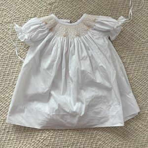 Baby Girl Smocked Blessing Baptism Bishop Dress